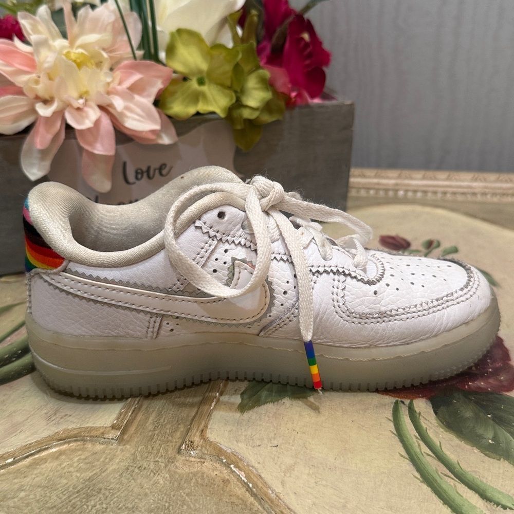 Nike Air Force One PS Be True Low Sneakers Child’s Sz 12C - Picture 6 of 16